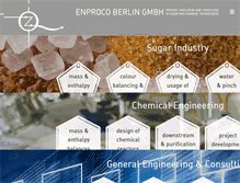 Tablet Screenshot of enproco-berlin.com